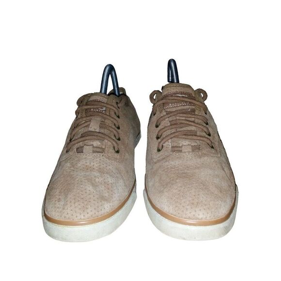 UGG Australia Sneakers Women Sz 8 Tan 1004856 Lace Up Suede Boho - Picture 3 of 9